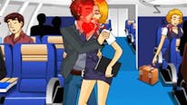 Air Hostess Kissing