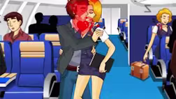 Air Hostess Kissing