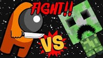 Among us vs Creeper