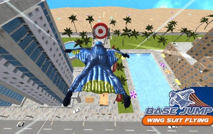 Base Jump Wingsuit Flying