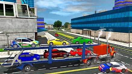 Cargo Euro Truck Drive Car Transport New