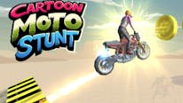 Cartoon Moto Stunt
