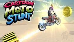 Cartoon Moto Stunt