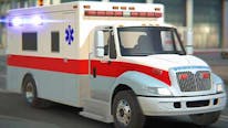 City Ambulance Car Driving