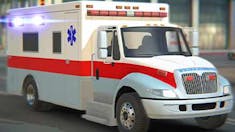 City Ambulance Car Driving City Ambulance Car Driving