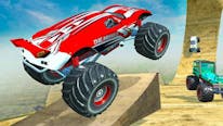 Mega Ramp Monster Truck Race