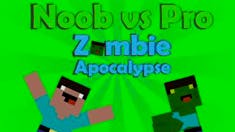 Noob vs Pro Zombi Apocalypse
