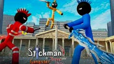 Stickman Police VS Gangsters Street Fight