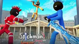 Stickman Police VS Gangsters Street Fight