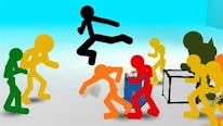 Stickman Street Fighting 3D