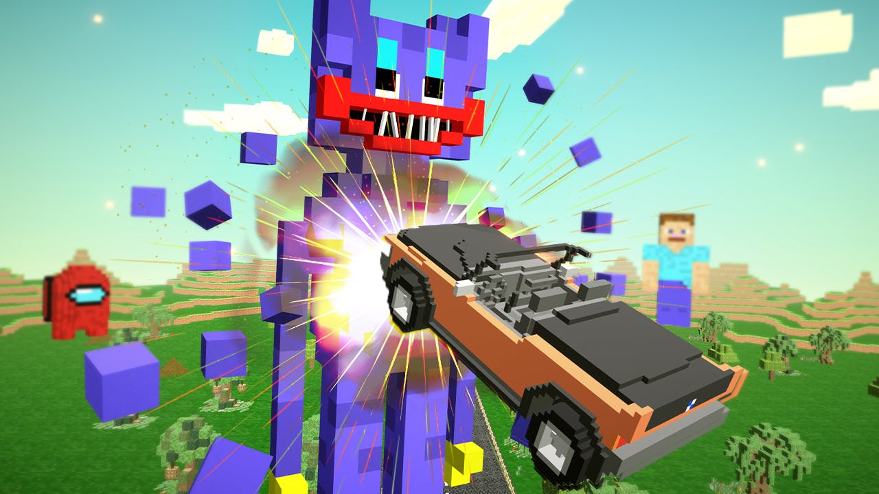 Stunt Car Cube Crusher