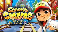 Game Subway Surfers: Winter Holiday online. Play for free
