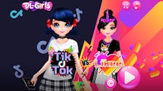 Tiktok Girls vs Likee Girls Tiktok Girls vs Likee Girls